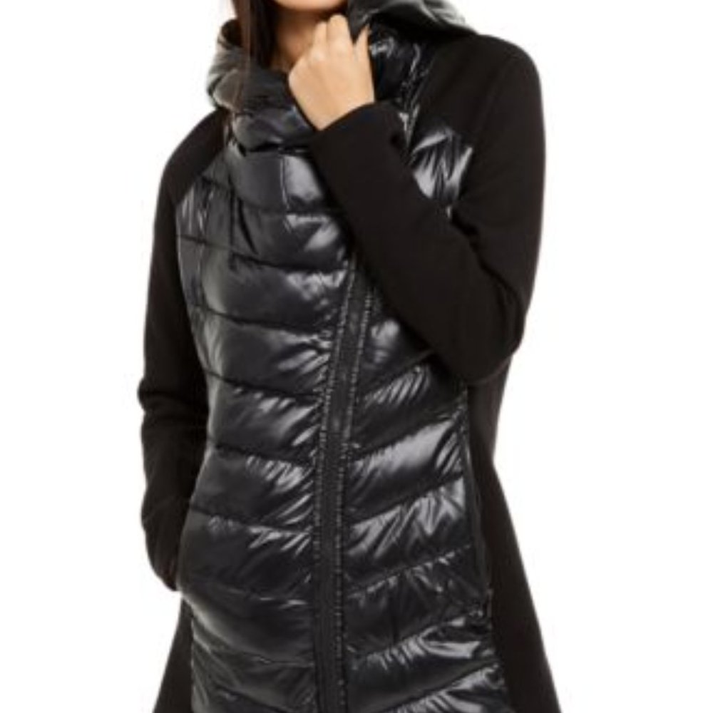 Calvin Klein Down Fill Puffer Coat L Black E
